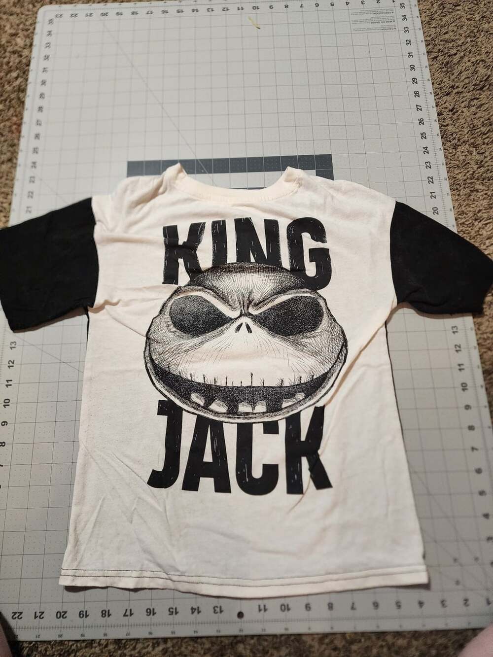 Disney The Nightmare Before Christmas King Jack T-Shirt Size 10/12